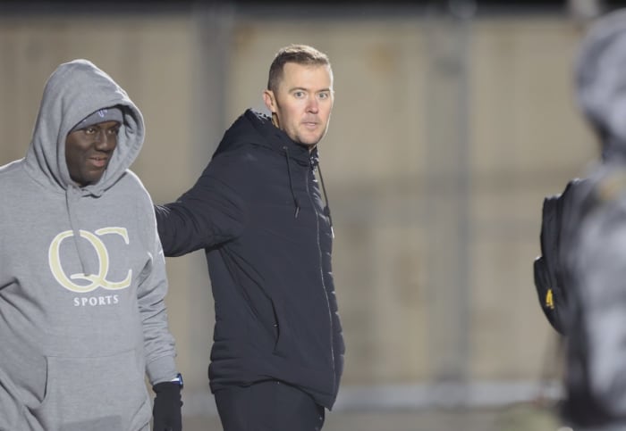 Lincoln Riley at Folsom vs. Pittsburg Northern California Regional football championship